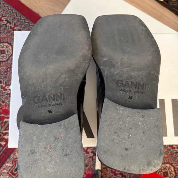 Ganni Mary Jane Flats with Crystal Embellishment - Picture 8 of 13